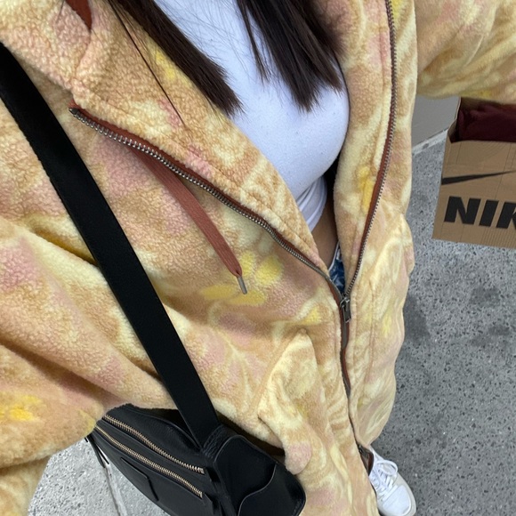 🎉LAST CHANCE🎉 FREE PEOPLE Cozy Printed Blanket Hoodie / Sunset Combo - Picture 5 of 13